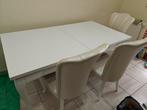 Table avec 6 chaises (extensible, bonne marque), Enlèvement, Utilisé