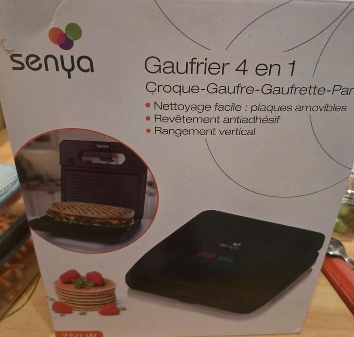 Gaufrier 4 en 1, Electroménager, Gaufriers, Plaques amovibles, Enlèvement
