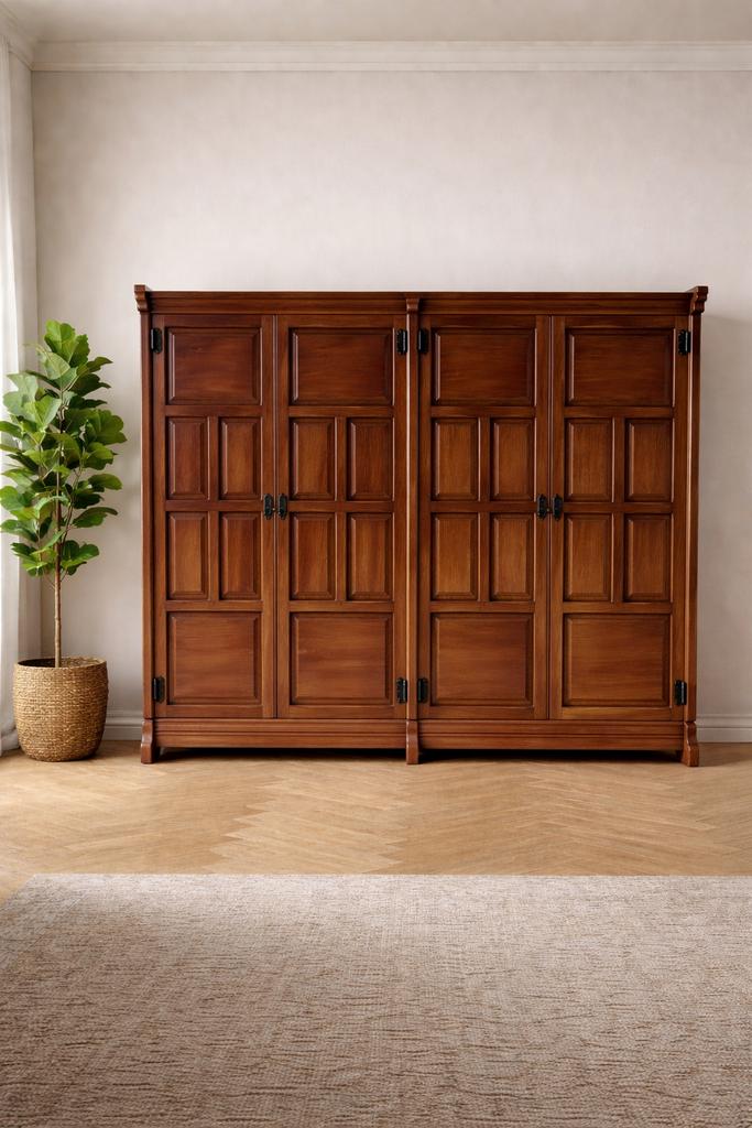 Masief, landelijk, eiken kast. Karakterstuk, Enlèvement, Comme neuf