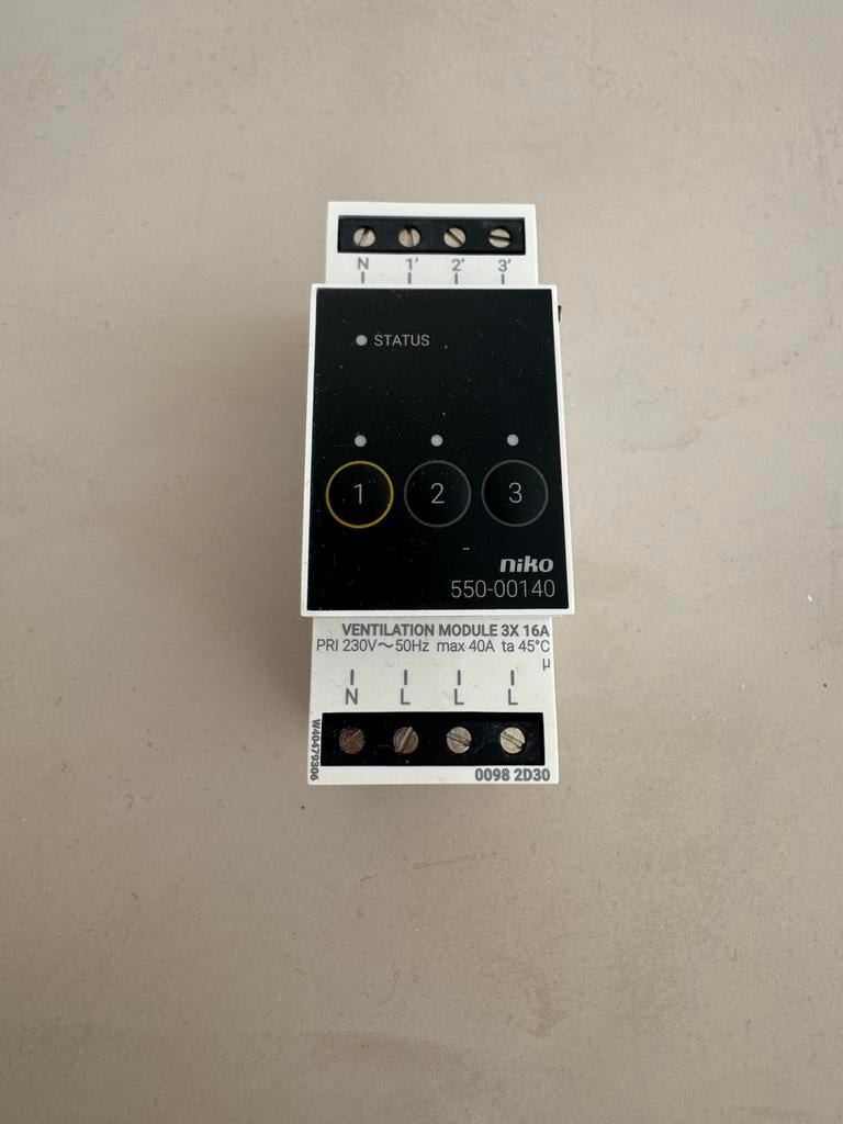 Ventilatiemodule niko home, Ophalen of Verzenden, Nieuw