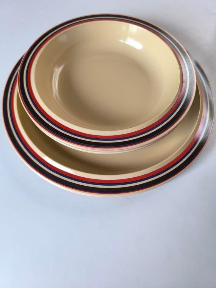 4 originele borden van Mepal, jaren 70, Verzamelen, Ophalen of Verzenden