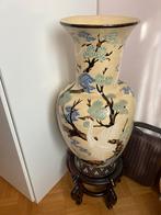 Grand vase chinois en céramique émaillé, Enlèvement