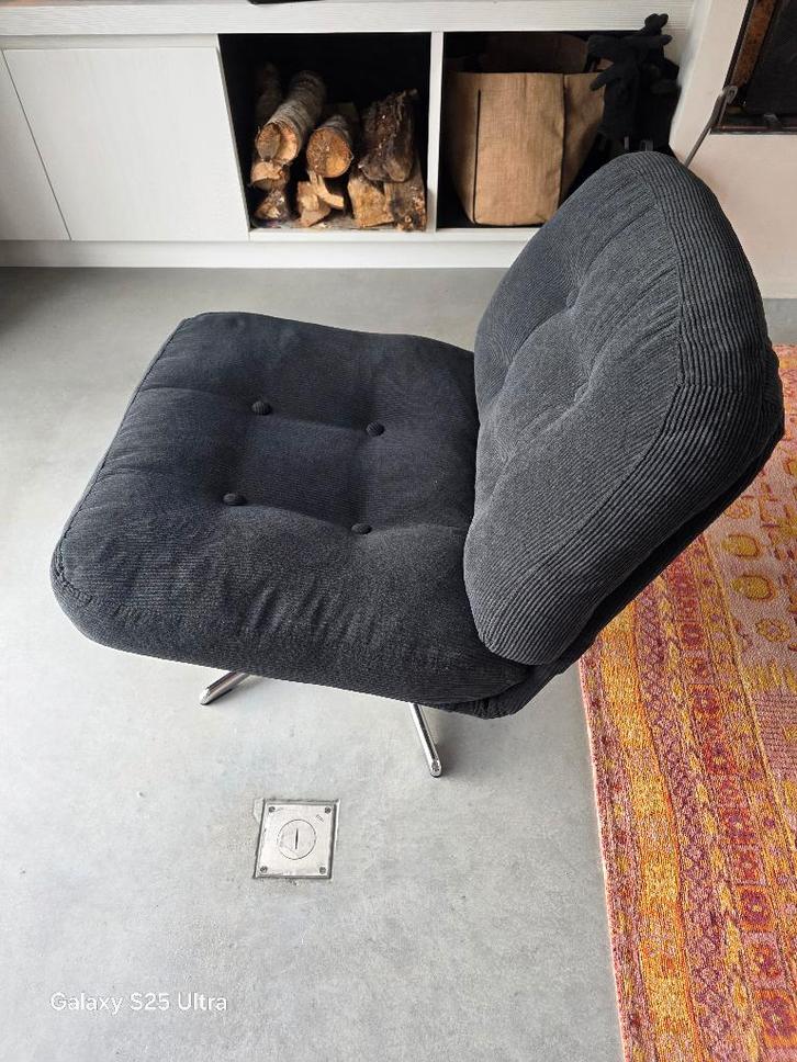FAUTEUIL PIVOTANT - IKEA - DYVLINGE - NOIR - Nickel !, Huis en Inrichting, Fauteuils, Zo goed als nieuw, Stof, Ophalen