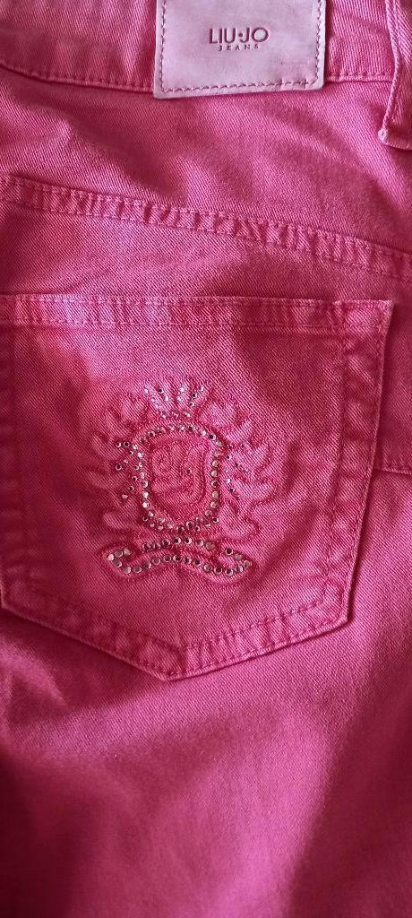 roze jeans broek Liu Jo maat 28, Kleding | Dames, Spijkerbroeken en Jeans, Zo goed als nieuw, W28 - W29 (confectie 36), Overige kleuren
