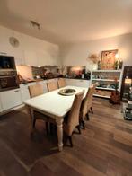 Landelijke eettafel 1,80m x 90cm + 6 stoelen, Ophalen