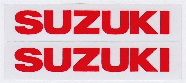 Suzuki sticker set #4, Motoren, Accessoires | Stickers, Verzenden