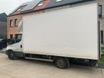 Iveco daily met meubelbak met zijdeur en laadbrug, 127 kW, 4 cilinders, Iveco, Wit