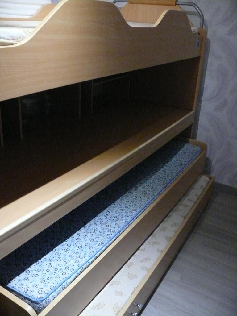 Lit superposé, Maison & Meubles, Chambre à coucher | Lits superposés & Lits mezzanines, Comme neuf, Lits superposés, 100 cm, 210 cm