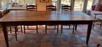 Teak tafel met veel charme 260x100x79, Huis en Inrichting, Tafels | Eettafels, Ophalen, Gebruikt, Teakhout, 200 cm of meer
