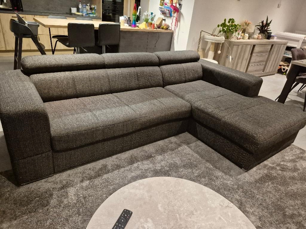 Zetel, Ophalen, 250 tot 300 cm, Gebruikt, Hoekbank