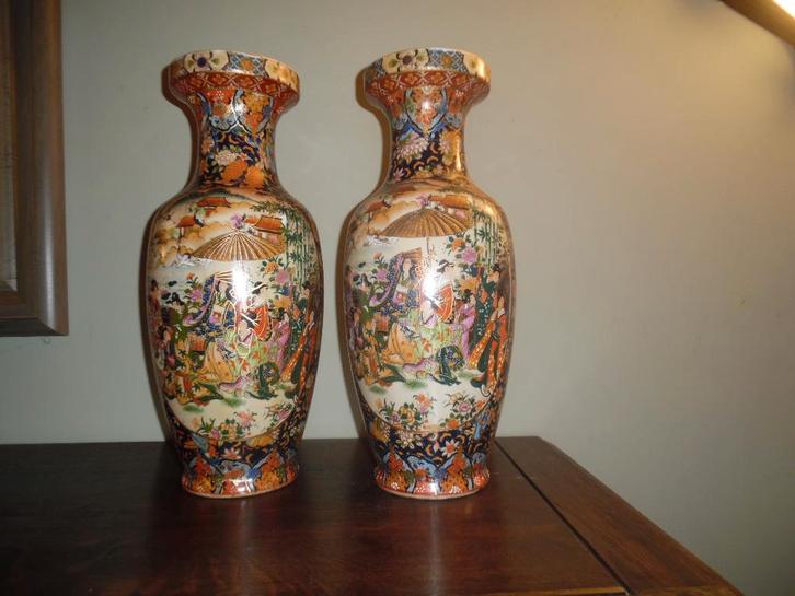 twee Chinese vazen, Antiquités & Art, Antiquités | Vases, Enlèvement