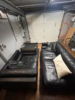 Canapé en cuir à vendre - à récupérer à Ekeren - d'occasion, Maison & Meubles, Enlèvement, Utilisé, Cuir