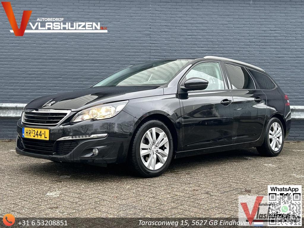 Peugeot 308 SW 1.6 BlueHDI Blue Lease Executive Pack | Pano, Zwart, 82 g/km, Te koop, Parkeersensor