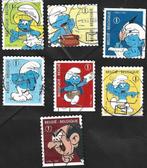 7 Postzegels België 2008 De smurfen II, Postzegels en Munten, Frankeerzegel, Ophalen of Verzenden, Gestempeld, Gestempeld