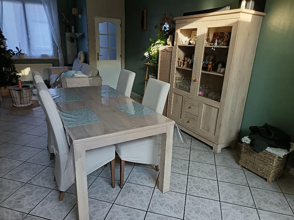 Salle à manger, Enlèvement, Comme neuf, 4 à 6 chaises