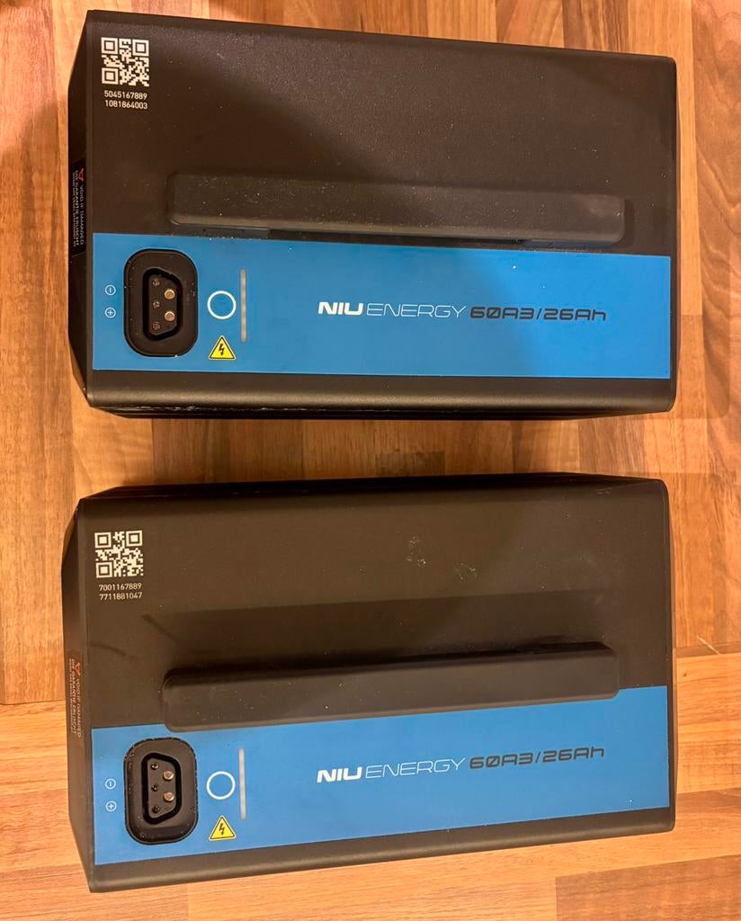 Niu Energy 60A3/26Ah NIU NQI GTS 2025 1000KM, Ophalen of Verzenden, Zo goed als nieuw