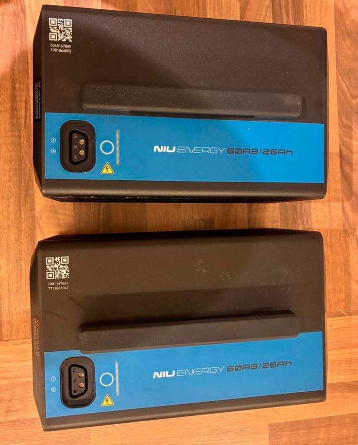 Niu Energy 60A3/26Ah NIU NQI GTS 2025 1000KM, Fietsen en Brommers, Brommeronderdelen | Scooters, Zo goed als nieuw, Ophalen of Verzenden