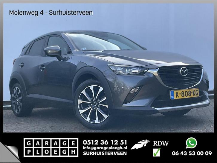 Mazda CX-3 2.0 SkyActiv-G 121 Sportive Navi Camera Hoge inst, Auto's, Mazda, Bedrijf, CX-3, ABS, Airbags, Alarm, Bluetooth, Boordcomputer