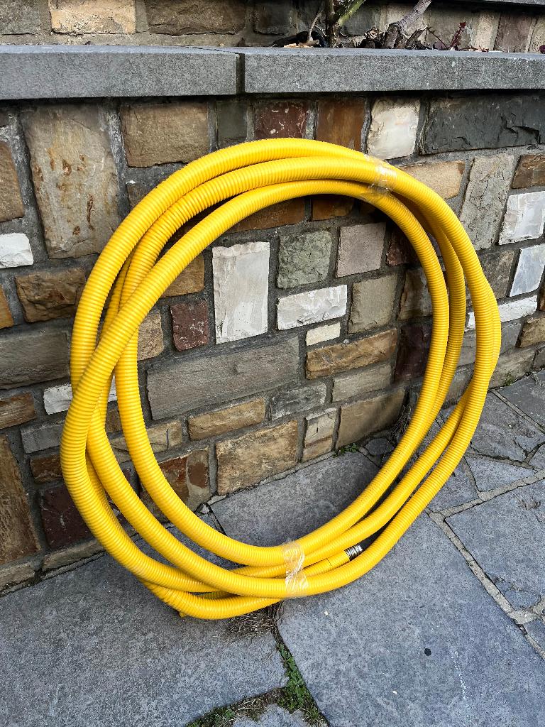 PLT gasleiding + koppelingen, Doe-het-zelf en Bouw, Buizen en Afvoer, Ophalen, Inox, 6 meter of meer, Overige typen