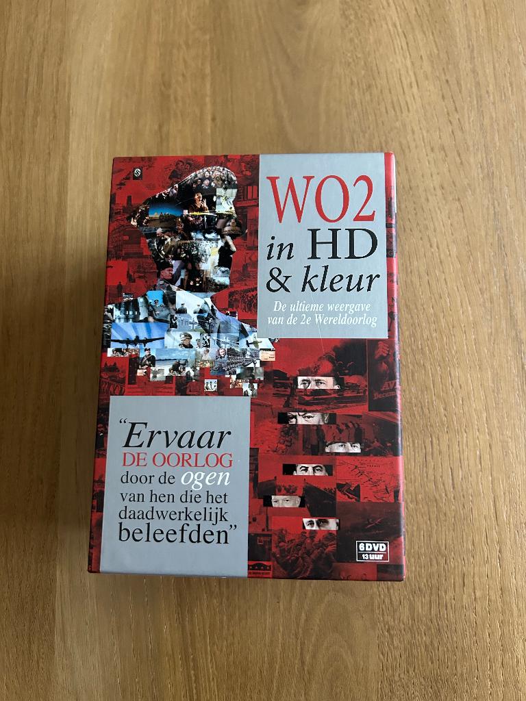DVD set WOII in kleur (box van 6), Cd's en Dvd's, Dvd's | Documentaire en Educatief, Oorlog of Misdaad, Boxset, Ophalen of Verzenden