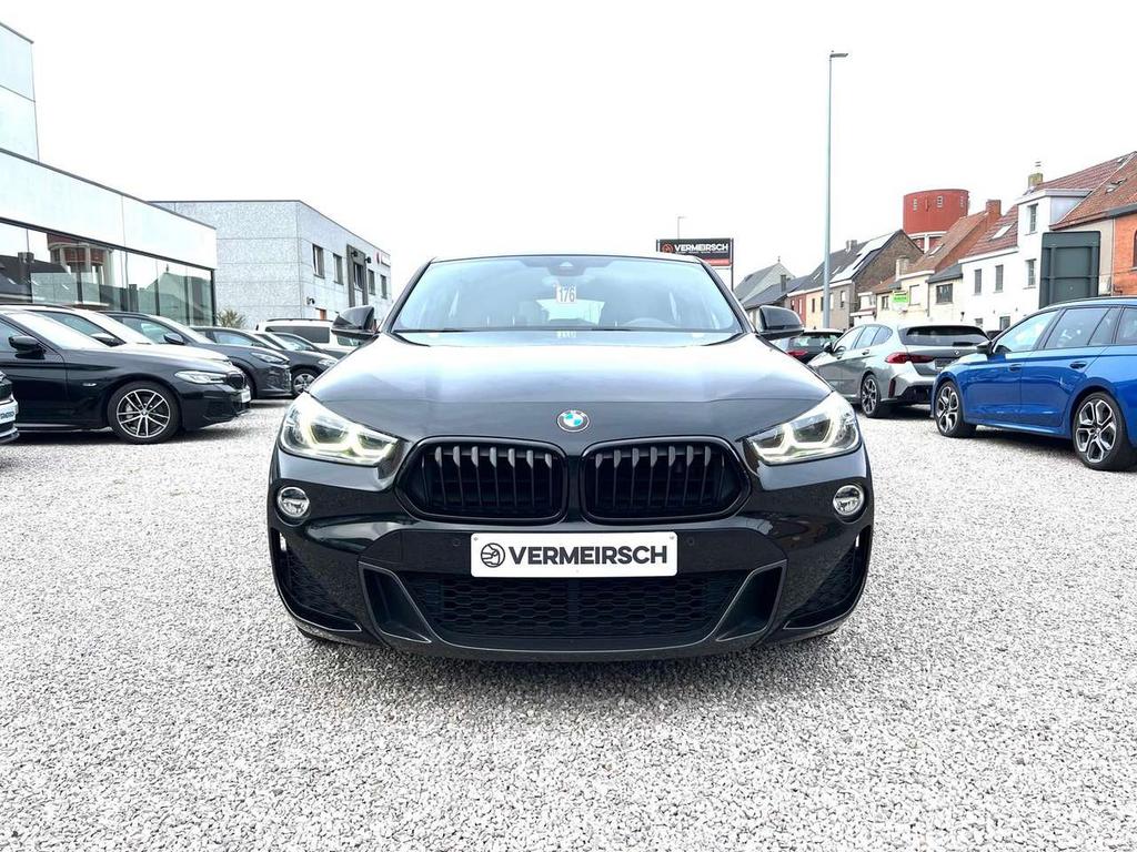 BMW X2 X2 1.5iA sDrive18 OPF*M-PACK*LEDER*CAMERA*GPS*PDC*BT, Auto's, BMW, X2, Zwart, 0 kg, Zwart