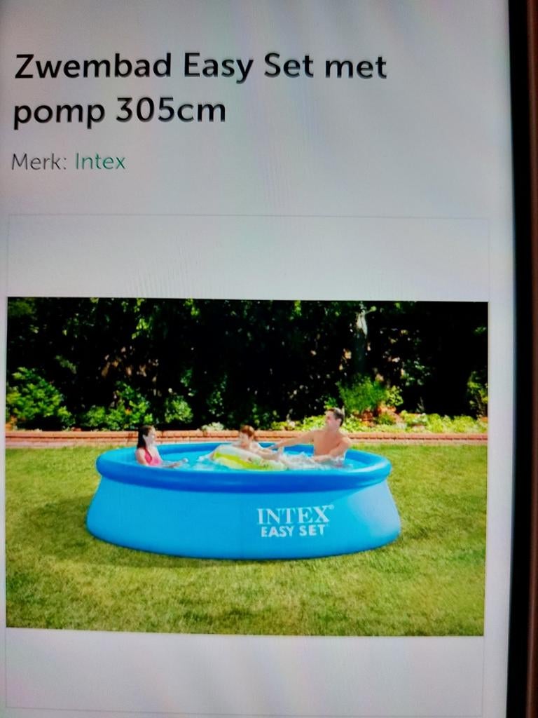 Intex zwembad, Ophalen