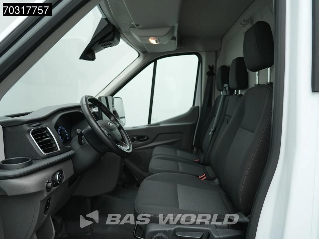 Ford e-Transit 184pk Elektrisch 68kWh 317km WLTP L4H3 Hoog D, Automaat, Stof, Gebruikt, Wit