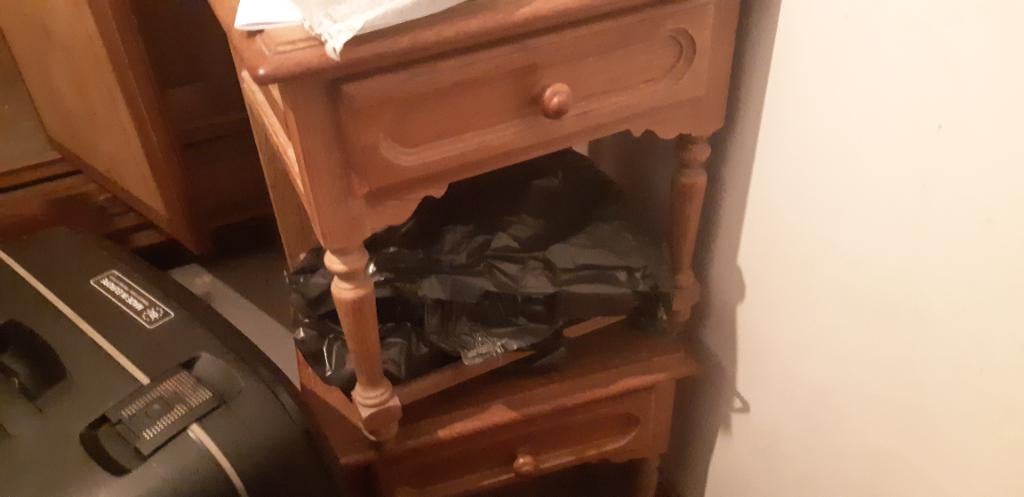 Slaapkamer, Huis en Inrichting, Slaapkamer | Complete slaapkamers, Ophalen, Zo goed als nieuw, Tweepersoons, Klassieke stijl in eik