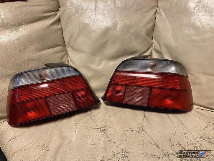 Bmw E39 5-serie M5 achterlichten rood wit sedan oem 5-serie, Autos : Pièces & Accessoires, Éclairage, BMW, Utilisé, Enlèvement ou Envoi