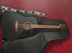 Gitaar Fender CD60SCE black+ accessoires, Enlèvement, Comme neuf, Guitare Western ou Guitare Folk