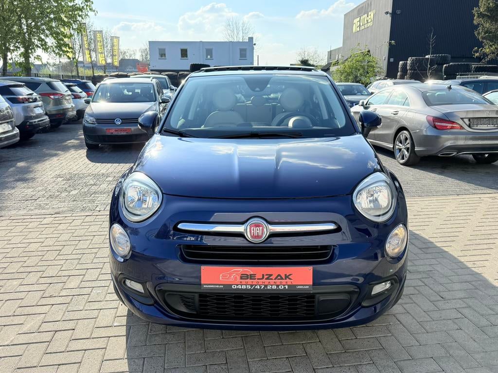 Fiat 500x 86.000km schuifdak 1j Garantie, Auto's, Fiat, Voorwielaandrijving, Euro 6, 500X, Leder