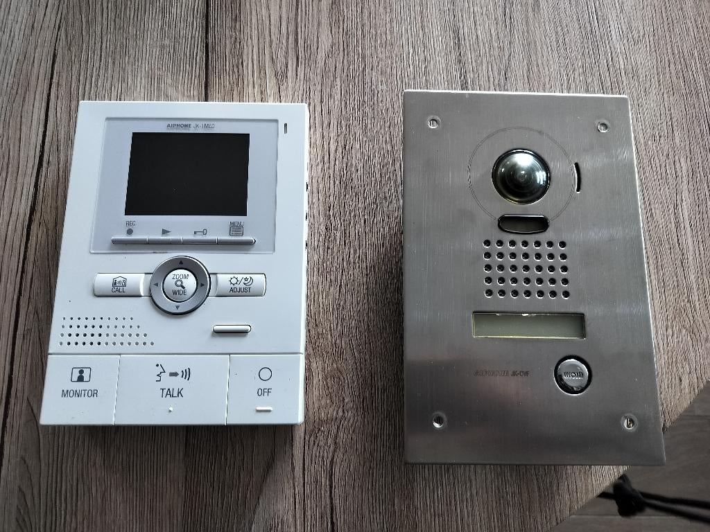 Aiphone deurbel, Ophalen, Ingebouwde camera, Gebruikt, Bedraad