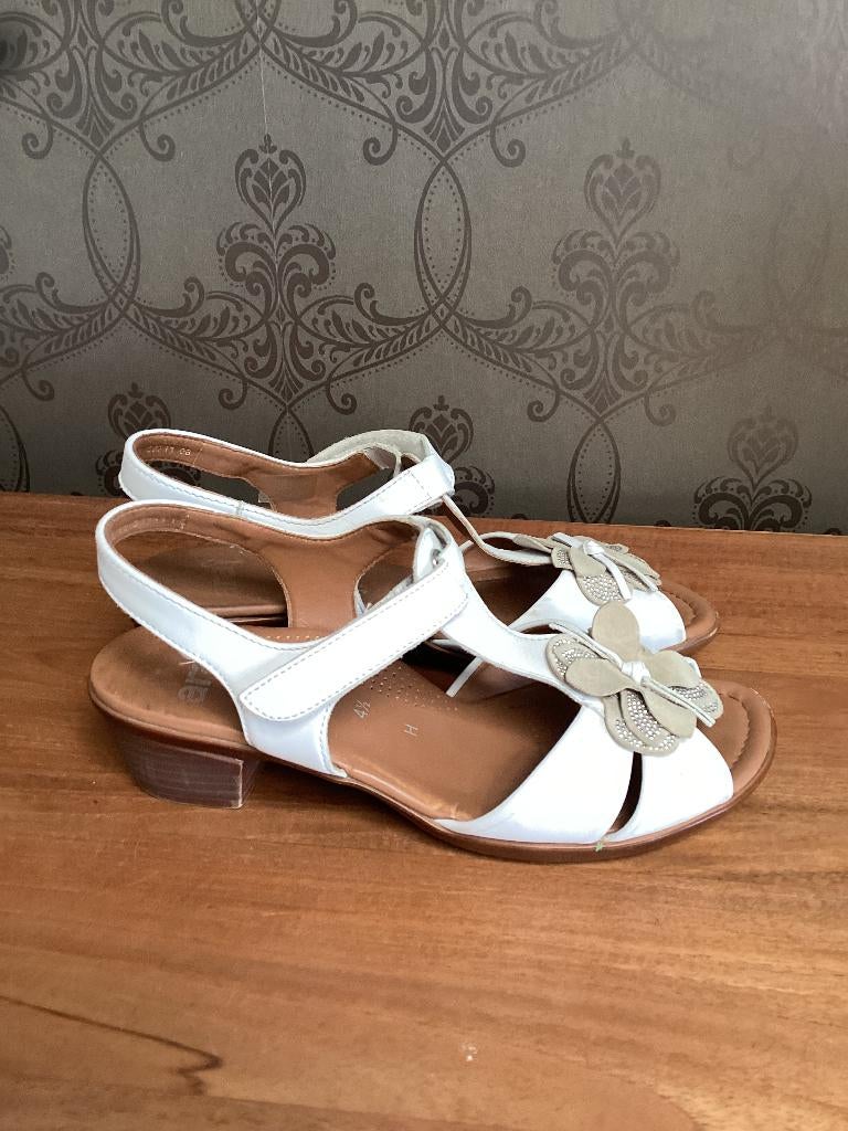 Sandalen Ara wit 38, Wit, ARA s, Zo goed als nieuw, Sandalen of Muiltjes