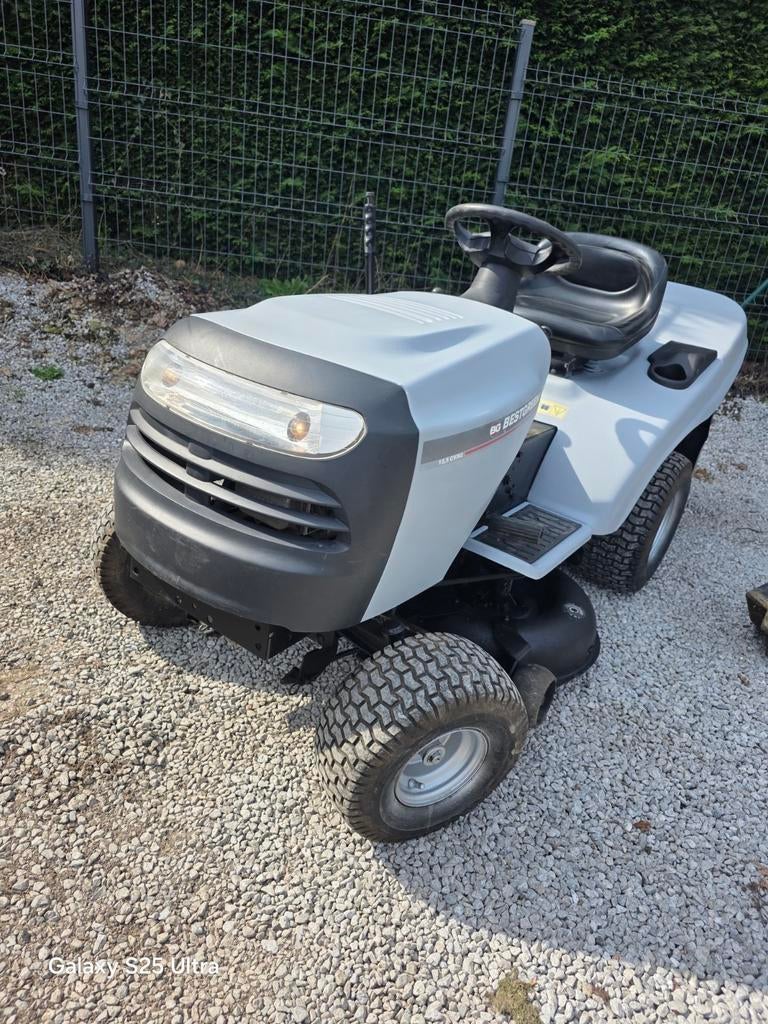 Tracteur tondeuse, Tuin en Terras, Zitmaaiers, Gebruikt, 90 tot 120 cm, Elektrische starter, Mulchfunctie, Opvangbak, Versnellingen