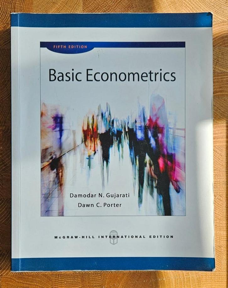Basic Econometrics - McGraw-Hill International edition, Boeken, Studieboeken en Cursussen, Zo goed als nieuw, Hoger Onderwijs