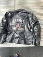 Zwart lederen vest Harley Davidson, Heren, Jas | leer, Harley Davidson, Ophalen of Verzenden
