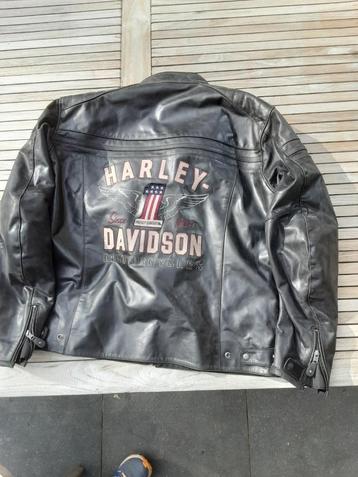 Zwart lederen vest Harley Davidson beschikbaar voor biedingen