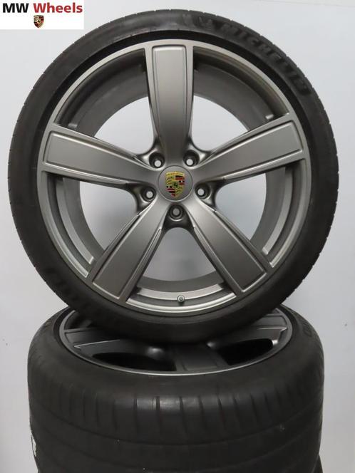 Originele Porsche Cayenne Coupe 22 inch velgen zomerbanden, Auto-onderdelen, Banden en Velgen, Banden en Velgen, Zomerbanden, Overige maten