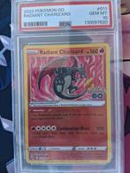 Radiant Charizard 11 PSA 10, Ophalen of Verzenden, Zo goed als nieuw, Meerdere kaarten