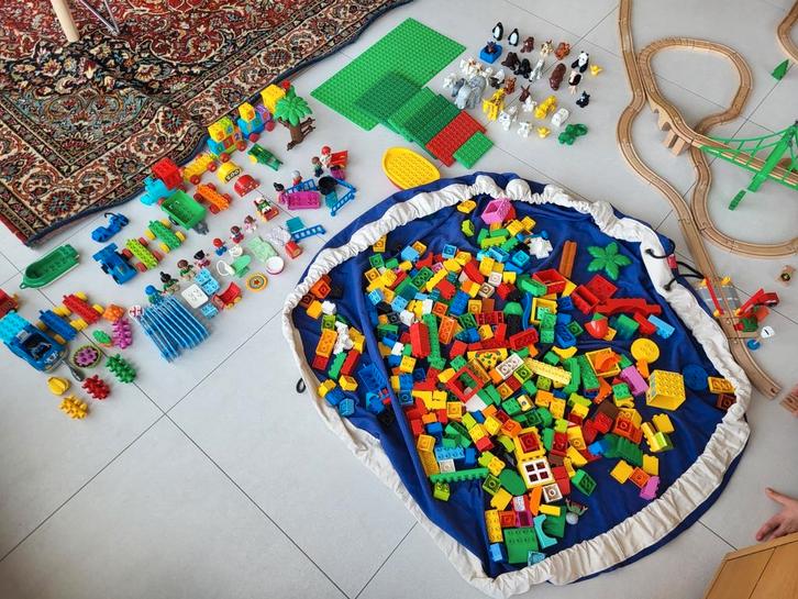 Heel veel duplo in handige opbergzak Play&Go, dierentuin, Tickets en Kaartjes, Overige Tickets en Kaartjes