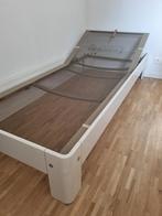 AUPING AURONDE bed 90x210 met verstelbare spiraalbodem, Réglable, 90 cm, Modern, Bois