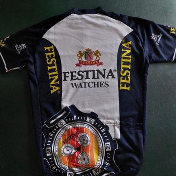 koerstrui wielertrui Festina vintage retro 98 Tour de France beschikbaar voor biedingen