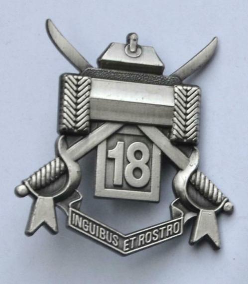 Kenteken, 18de Verkenning Escadron RECCE, Herslag, Verzamelen, Militaria | Algemeen, Landmacht, Embleem of Badge, Ophalen of Verzenden