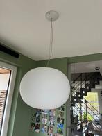 Floss glo ball diameter 45 cm, Huis en Inrichting, Lampen | Hanglampen, Ophalen, Zo goed als nieuw, Glas, Design