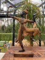 Bronzen verguld beeld, Antiek en Kunst, Ophalen, Brons