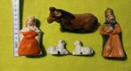 Oude beeldjes kerststal - alles samen 2€, Ophalen, Gebruikt