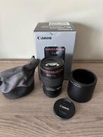 CANON EF 100MM F/2.8L MACRO IS USM, Comme neuf, Accessoires