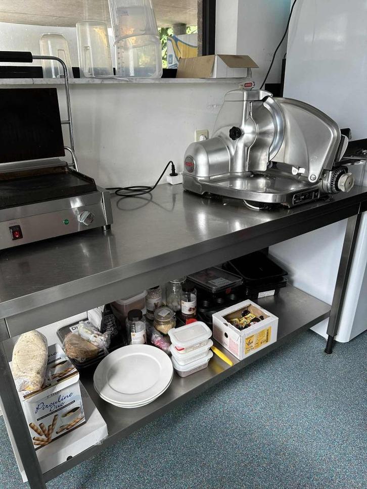 RVS werktafels, Zakelijke goederen, Horeca | Keukenapparatuur, Inox Meubilair, Gebruikt, Ophalen