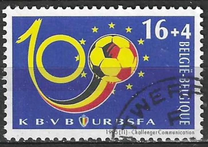 Belgie 1995 - Yvert/OBP 2607 - Belgische Voetbalbond (ST), Postzegels en Munten, Postzegels | Europa | België, Sport, Gestempeld