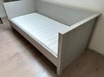 Eenpersoons bed uit steigerhout, Bois d'échafaudage, 90 cm, Gris, Une personne